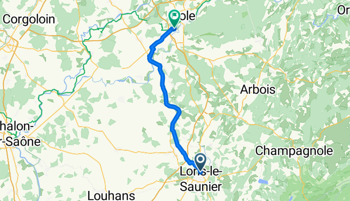 2009 Euro Tour -- Ride Day 11 — 4 July 2009 — 39000 Lons-le-Saunier to 39100 Choisey (Dôle)