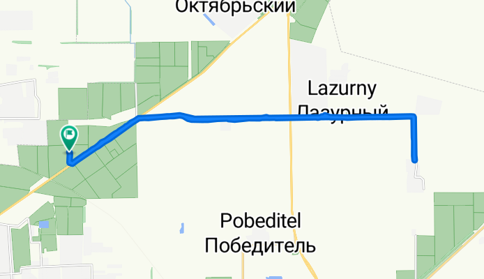 Сиреневая улица, Городской Округ Краснодар до Сиреневая улица, Городской Округ Краснодар