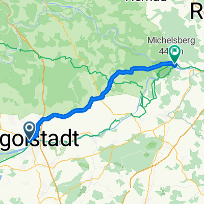 Luftgasse, Ingolstadt to Donaustraße, Kelheim