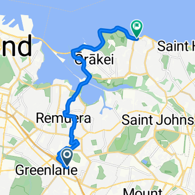 Walpole St, Auckland to Patteson Ave, Auckland