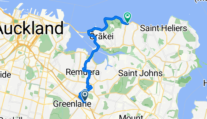 Walpole St, Auckland to Patteson Ave, Auckland