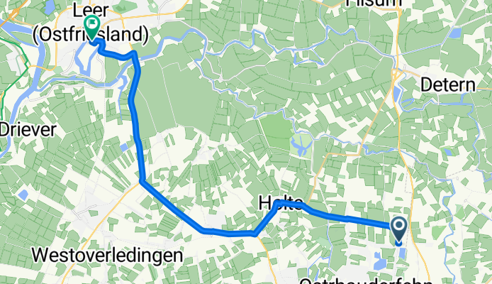 Idafehn-Nord nach Am alten Handelshafen