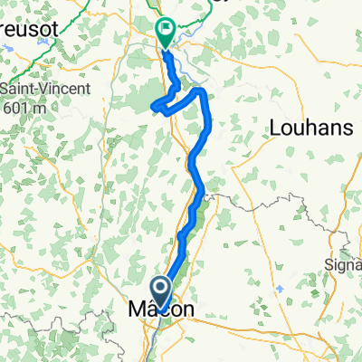 Rue Paul Gataud, Mâcon à Route de Lyon, Saint-Rémy