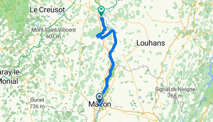 Rue Paul Gataud, Mâcon à Route de Lyon, Saint-Rémy