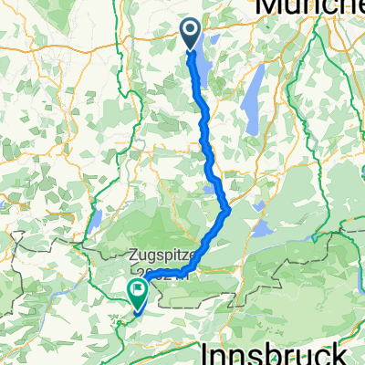 Schondorfer Straße nach Biberwier Kirchplatz