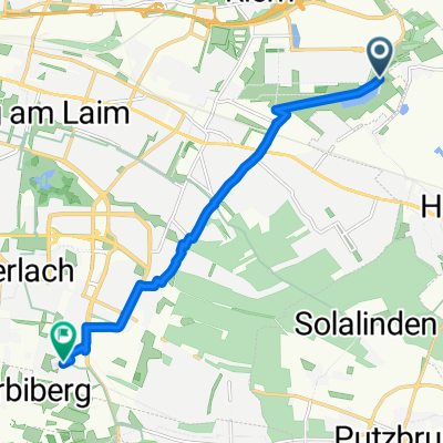 De-Gasperi-Bogen to Ludwig-Erhard-Allee