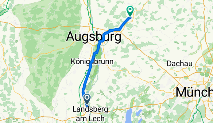 Tag 1 Kaufering nach Aichach
