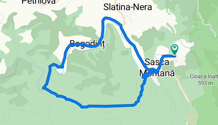 Route in Sasca Montană