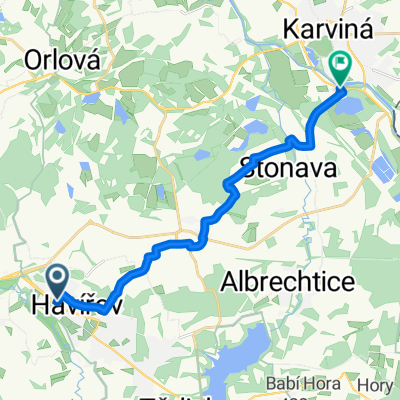 Československé Armády, Havířov do Lázeňská, Karviná