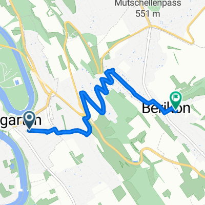 Zugerstrasse nach Hause