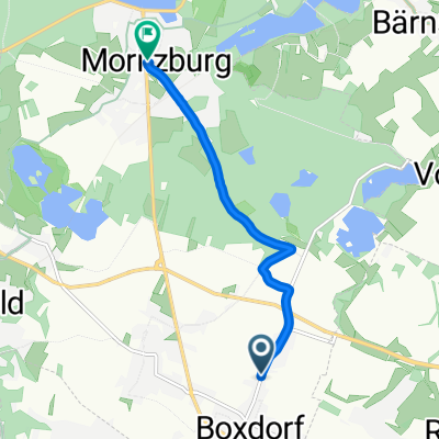 Waldteichstraße, Moritzburg nach Moritzburg, Moritzburg