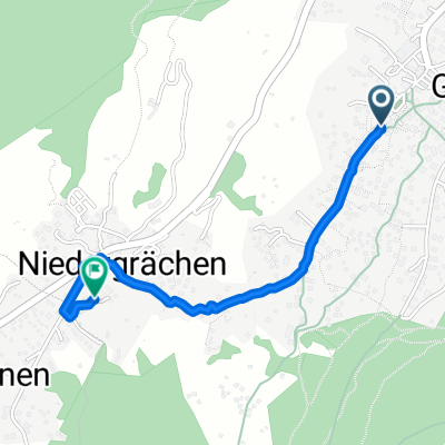 Umgang, Grächen nach Salzgräbe, Grächen