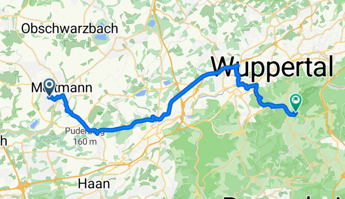 Nourneystraße nach Parkstraße