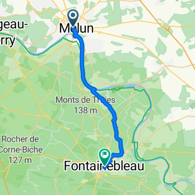 Rue St-Barthélémy, Melun à Rue Grande, Fontainebleau