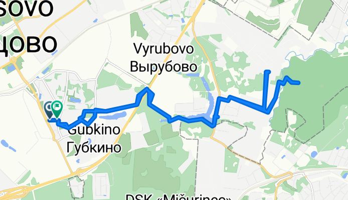 улица Маковского, Одинцово до Верхне-Пролетарская улица, Одинцово