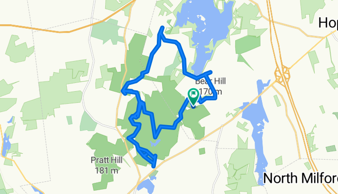 Andrea Dr, Hopkinton to Andrea Dr, Hopkinton