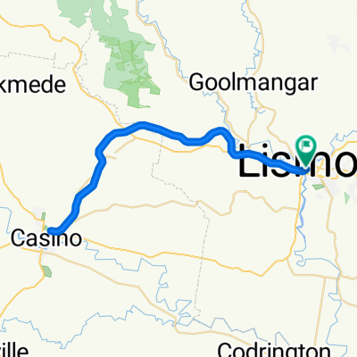 Casino St, South Lismore to Union St, South Lismore