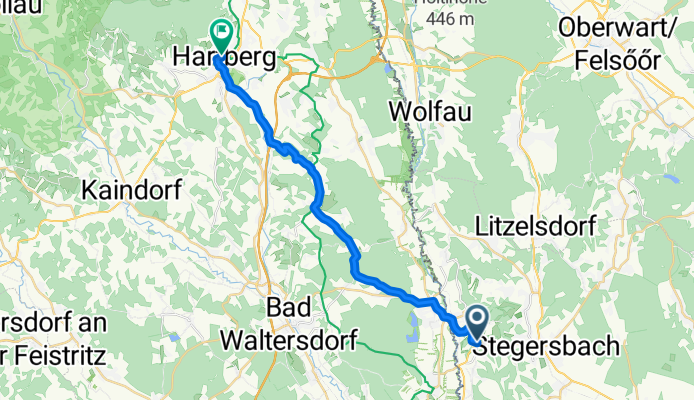 Grazer Straße, Burgauberg-Neudauberg nach Hofgasse, Hartberg