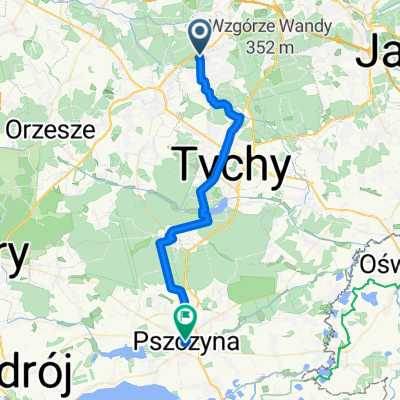 A Grottgera, Katowice do Brama Wybrańców, Pszczyna