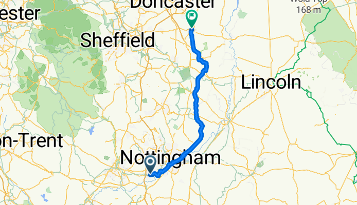 Day 15 Nottingham to Bawtry (Doncaster)