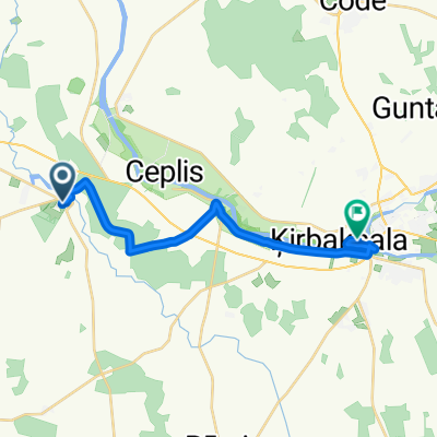 Pilsrundāle, Rundāles pag. до Bauska