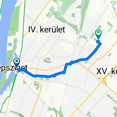 Váci út, Budapest - Esthajnal utca, Budapest