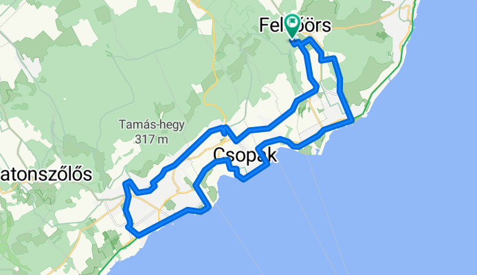Fenyves utca, Felsőörs - Fenyves utca, Felsőörs