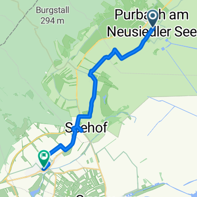 Hauptgasse, Purbach am Neusiedler See to Hauptstraße, Schützen am Gebirge