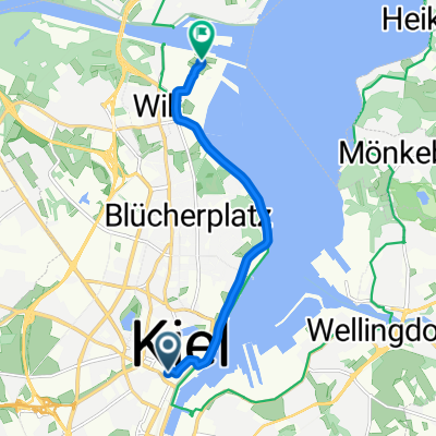Lange Reihe, Kiel nach Uferstraße, Kiel