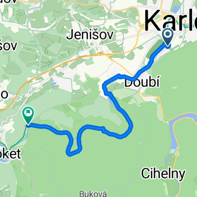 Plzeňská, Karlsbad nach Rooseveltova, Loket