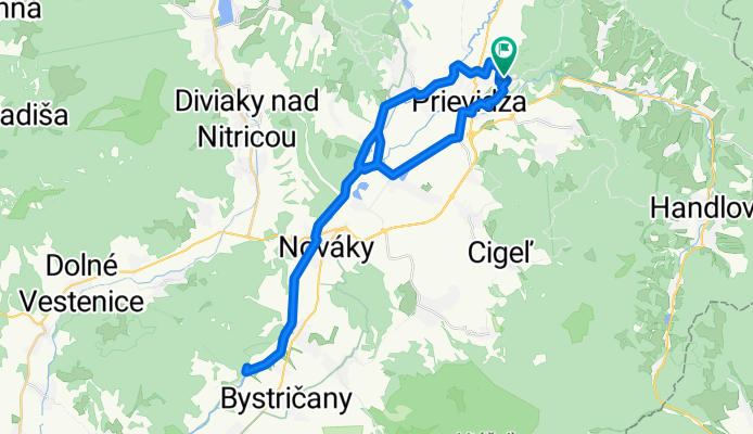 Středně náročná trasa