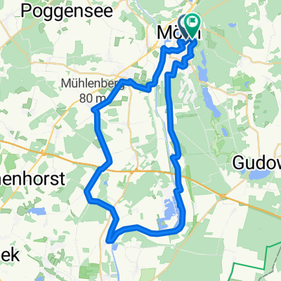 Mölln, Niendorf/Stecknitz, Wotersen, Siebeneichen, Grambek