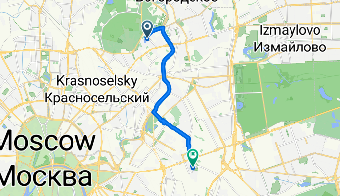 Большая Остроумовская улица, Москва до Авиамоторная улица, Москва