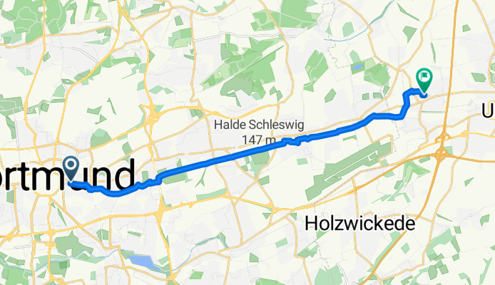 Hamburger Straße, Dortmund nach Fritz-Steinhoff-Weg, Unna