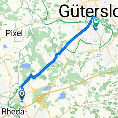 Am Fichtenbusch, Rheda-Wiedenbrück nach Turnerstraße, Gütersloh