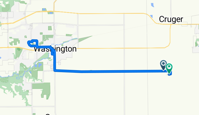 County Road 700 N, Eureka to County Road 1200 E, Eureka
