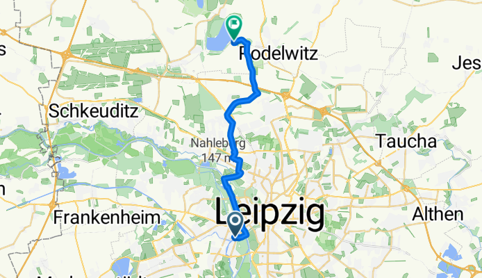 Nonnenstraße, Leipzig nach Haynaer Straße, Rackwitz