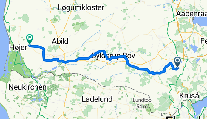 From Åbenrå to Højer