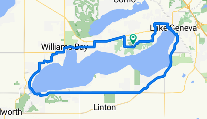 Snake Rd, Lake Geneva to Snake Rd, Lake Geneva