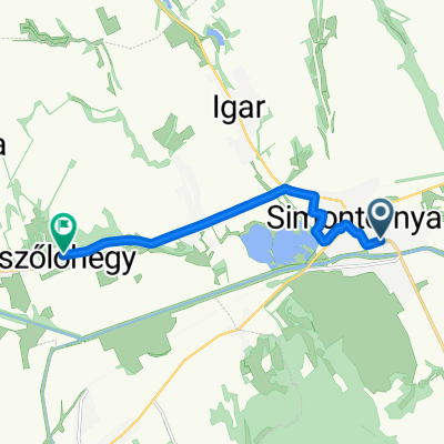 Petőfi Sándor utca, Simontornya - 6407-es mellékút, Igar