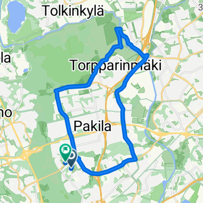 Maunulanpolku, Helsinki to Lehtotie, Helsinki