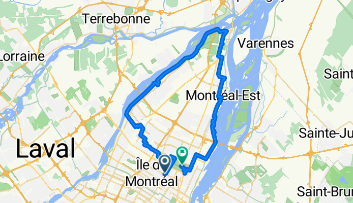 Boul St-Michel, Монреаль до Rue Sherbrooke E, Монреаль