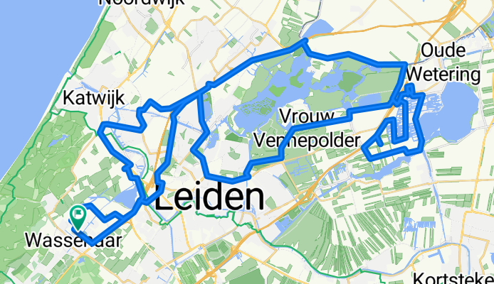 Van Groeneveltlaan, Wassenaar naar Van Groeneveltlaan, Wassenaar