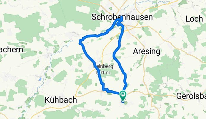 Dorfstraße, Gachenbach nach Dorfstraße, Gachenbach