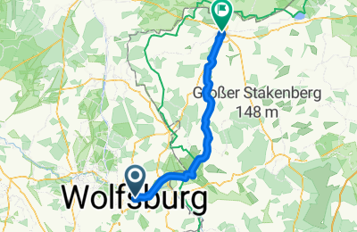 Route in der Bikemap App öffnen