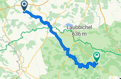 Route in der Bikemap App öffnen
