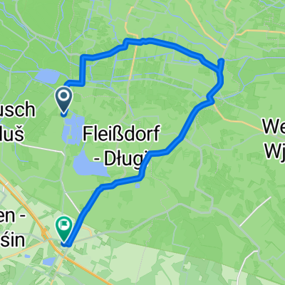 Stradow Ausbau, Vetschau/Spreewald nach Markt, Vetschau/Spreewald