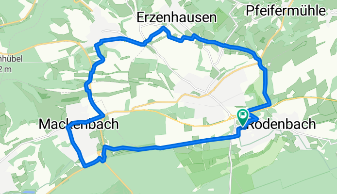 Am Schlagbaum, Rodenbach nach Am Schlagbaum, Rodenbach