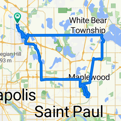 Rainbow Ln, Mounds View to Rainbow Ln, Mounds View