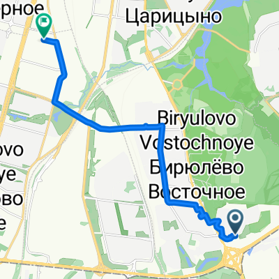 Загорьевская улица, Москва до Днепропетровский проезд, Москва